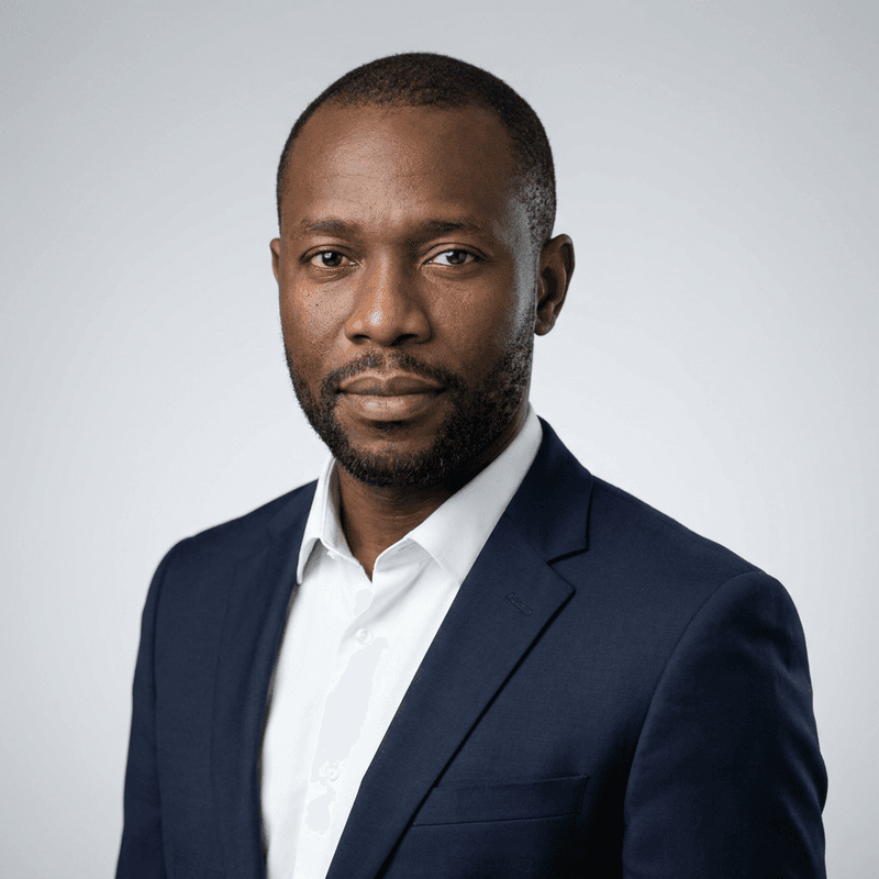 Portrait of Kwame Asante, Chief Operating Officer at Kearsarge Studios