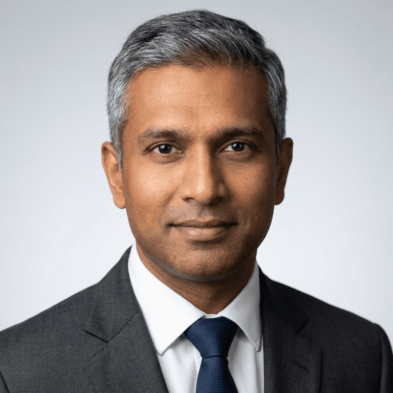 Portrait of Raj Patel, Chief Financial Officer at Kearsarge Studios