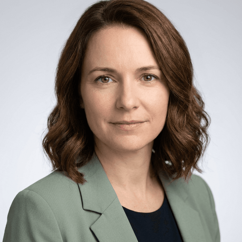 Portrait of Dr. Elise Fontaine, Head of AI/ML Research at Kearsarge Studios