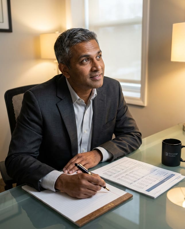 Raj Patel working at Kearsarge Studios