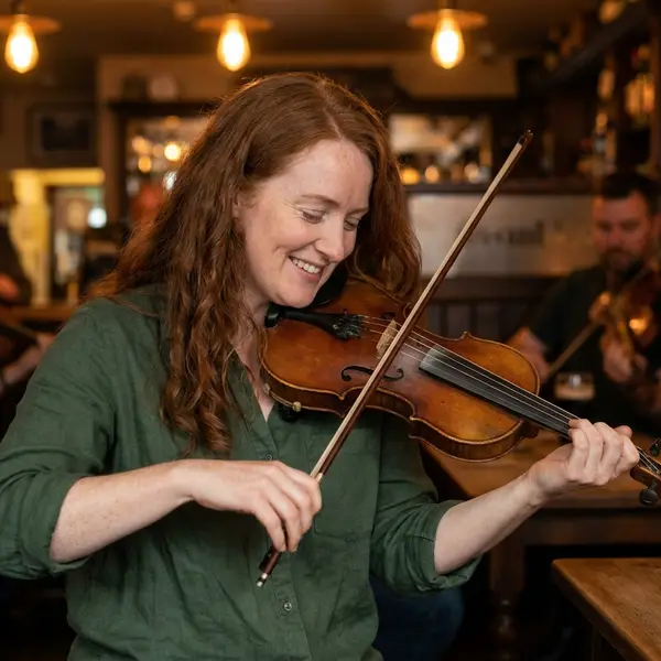 Generated image of Saoirse O'Brien outside of work