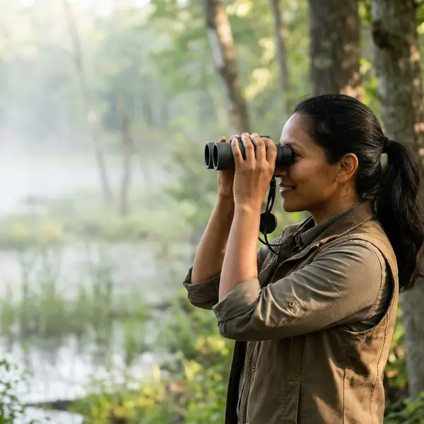 Generated image of Priya Sharma outside of work